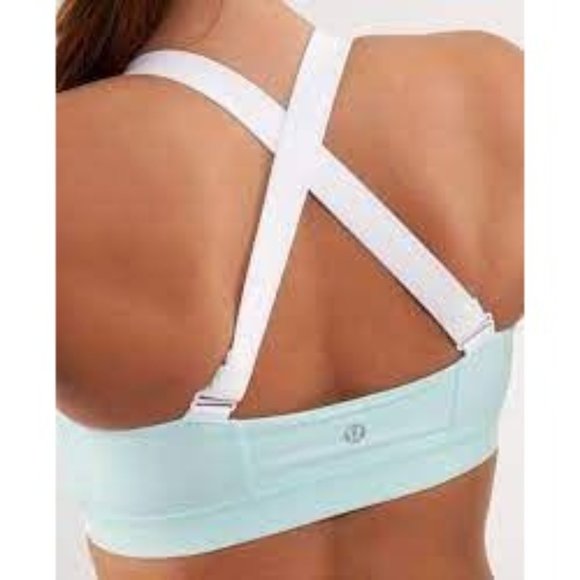 lululemon athletica Other - Lululemon Women's Adjust Me Sports Bra Size 12 Aquamarine Teal